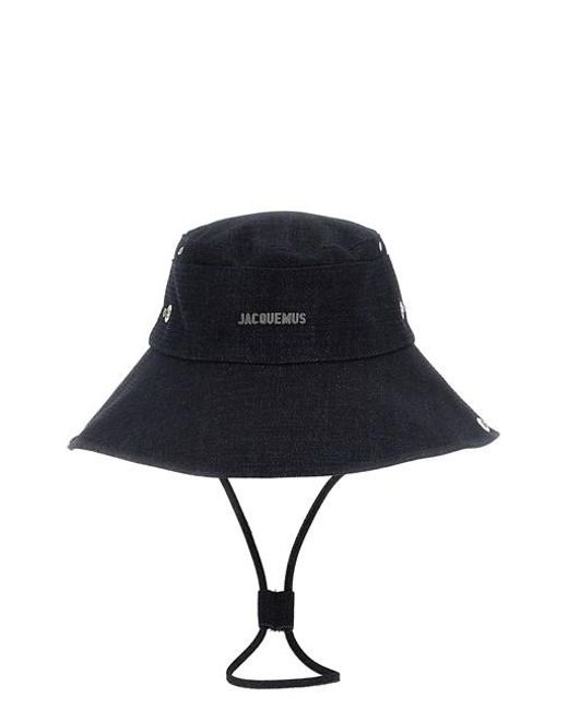 Bucket Hat 'Le Bob De-Nîmes' di Jacquemus in Black da Uomo