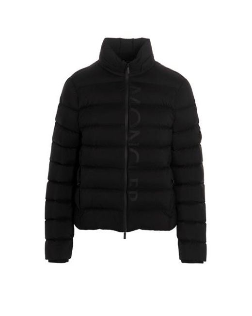 Moncler Synthetic 'cerces' Down Jacket in Black | Lyst