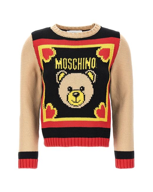 Moschino Black 'archive Scarves' Sweater