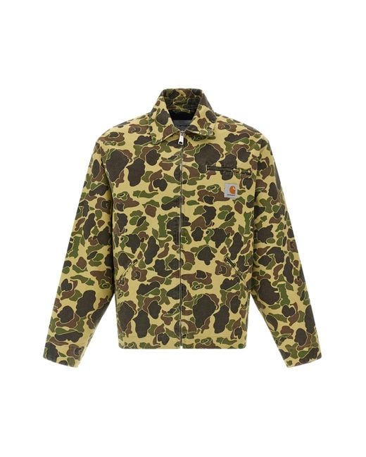 Carhartt Jacke "Duck Detroit" in Green für Herren
