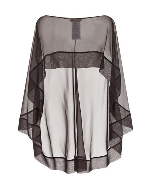 Sciarpa Chiffon di Alberta Ferretti in Gray
