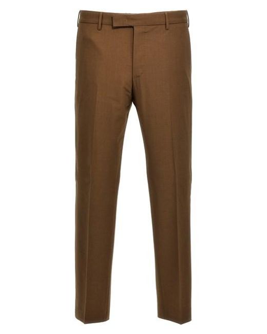 PT Torino Brown 'dieci' Pants for men