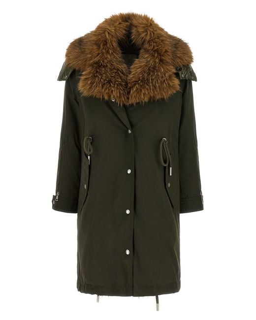 Moncler Green 'halicte' Parka