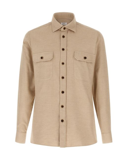 Borriello Natural Flannel Shirt for men