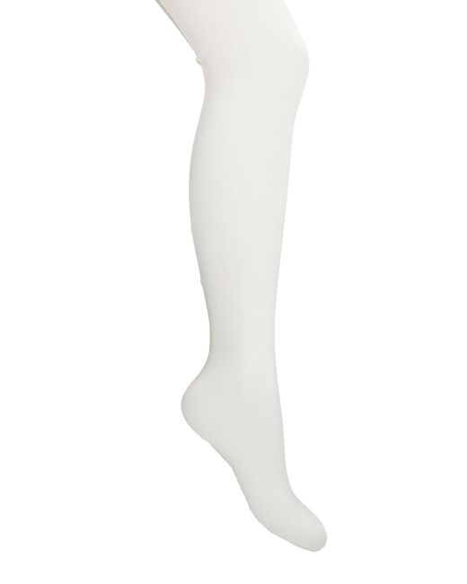 Wolford White 'satin Effects' Tights X Sergio Rossi