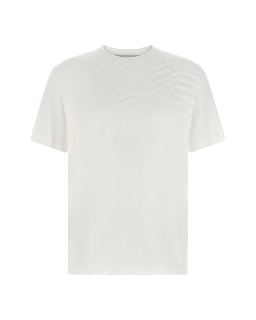 Golden Goose Deluxe Brand White 'journey' T-shirt for men