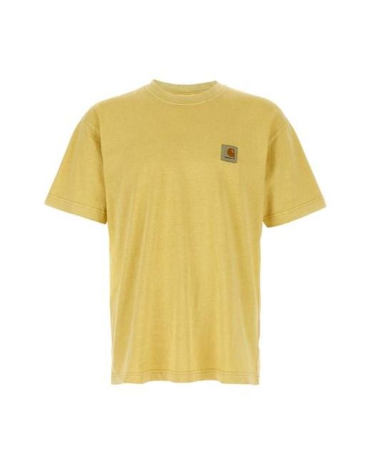 T-Shirt 'Nelson' di Carhartt in Yellow da Uomo