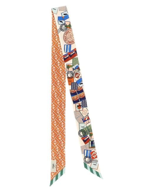 Fendi Multicolor Double-sided 'wrappy' Bandeau