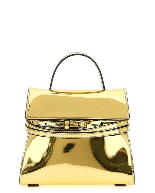 Moschino Metallic 'tie Me' Handbag