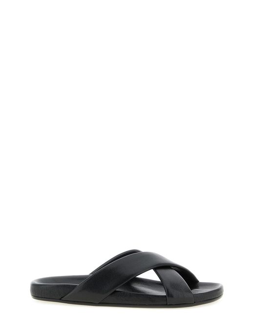 Saint Laurent Black 'nichols' Sandals for men