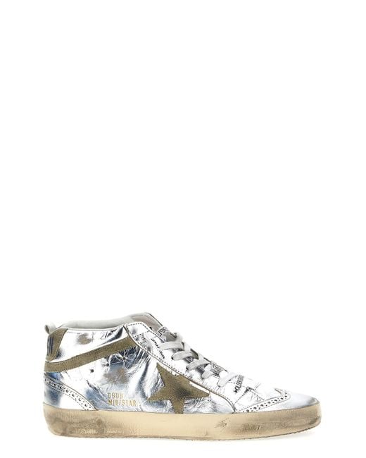 Golden Goose Deluxe Brand White 'mid Star' Sneaker