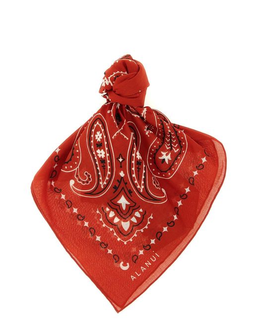 Alanui Red Bandana Paisley