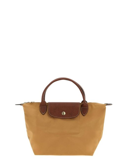 Longchamp Brown 'le Pliage Original S' Handbag