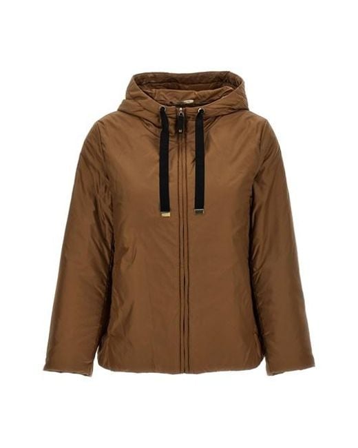 Max Mara Brown 'greenh' Down Jacket