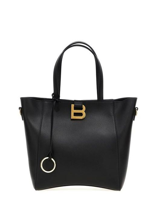Borsa a mano 'Tote Hourglass Soft' piccola di Balenciaga in Black