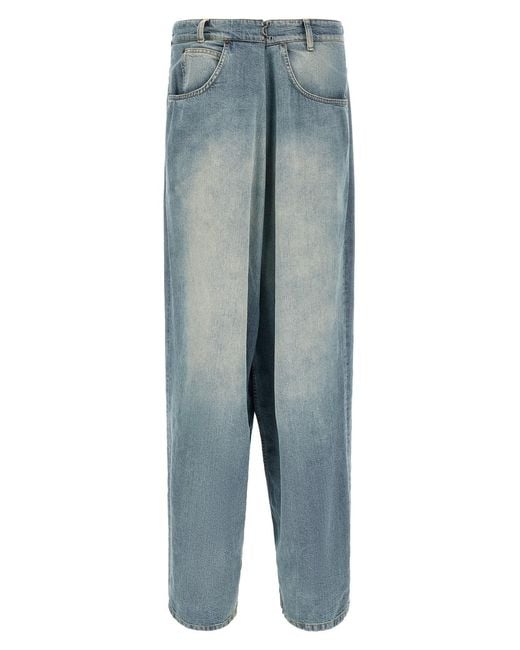 Maison Margiela Blue Wrap Jeans for men