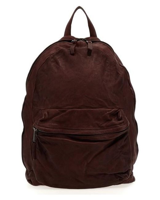 Giorgio Brato Leather Backpack in Brown for Men | Lyst