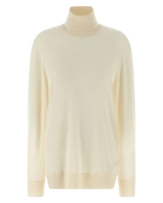The Row Natural 'lizzy' Turtleneck Sweater