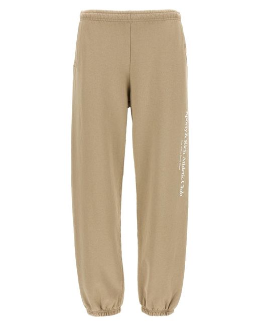 Sporty & Rich Natural 'athletic Club' Joggers