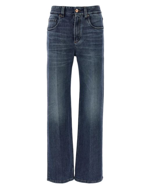 Brunello Cucinelli Blue 'Contemporary Loose' Jeans