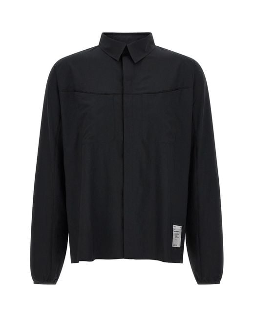 Satisfy Black 'river' Shirt for men