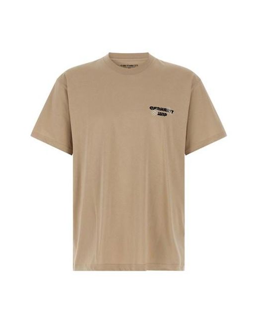 Carhartt Natural 'wiptopia' T-shirt for men