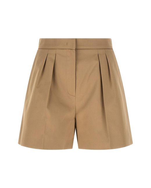 Max Mara Natural 'mxmtabacco' Shorts