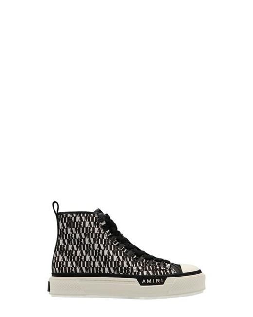 Amiri Canvas 'court High' Sneakers in Black for Men - Lyst