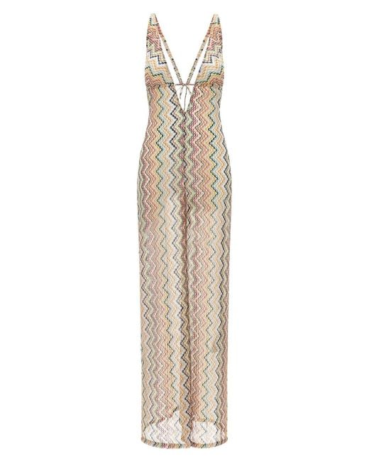 Missoni Natural Zigzag Cover-up Suit