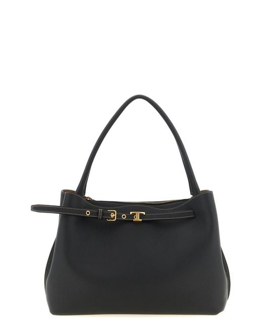 Tod's Black 't Signature Piccola' Handbag