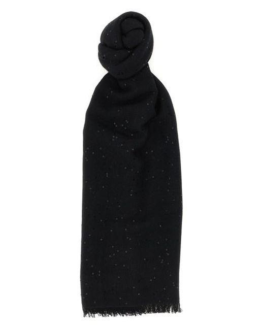 Sciarpa 'Diamante' di Brunello Cucinelli in Black