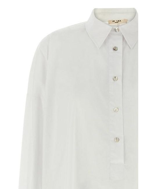 Camicia cotone di DI.LA3 PARI' in White