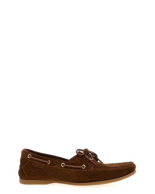 Tom Ford Brown 'Robin' Boat Shoe for men