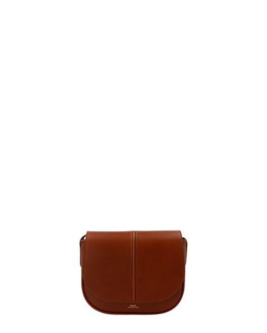 A.P.C. 'betty' Crossbody Bag in Brown Lyst