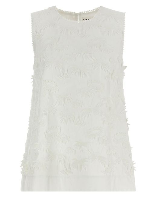 P.A.R.O.S.H. White 'cubo26' Blouse