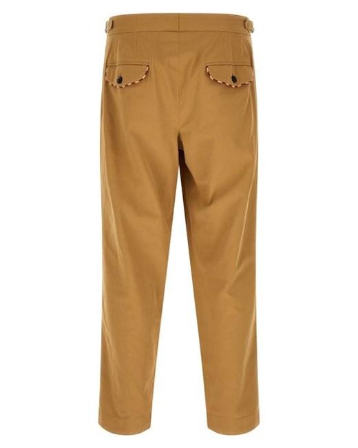 Pantalone 'Feather Runner' di Bode in Natural da Uomo