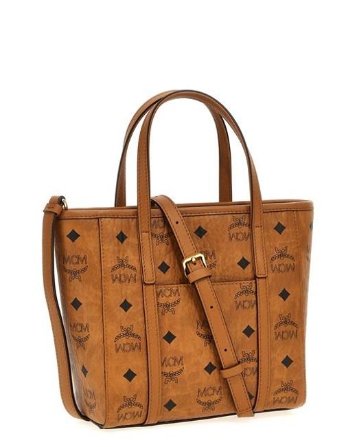 Shopping 'Toni' mini di MCM in Brown