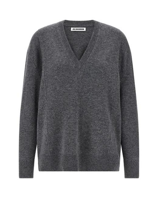 Maglione Cashmere di Jil Sander in Gray