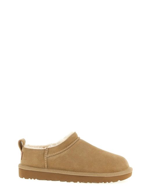 Ugg Brown 'classic Micro' Ankle Boots
