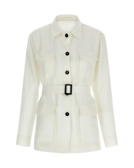 Tagliatore White 'j-lauren' Jacket