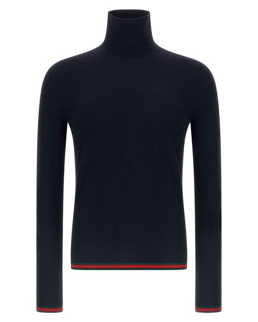 Gucci Blue Web Ribbon Mesh for men