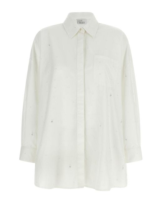 GIUSEPPE DI MORABITO White Crystal Shirt