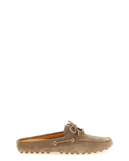Tod's Brown 'gommino' Sabots