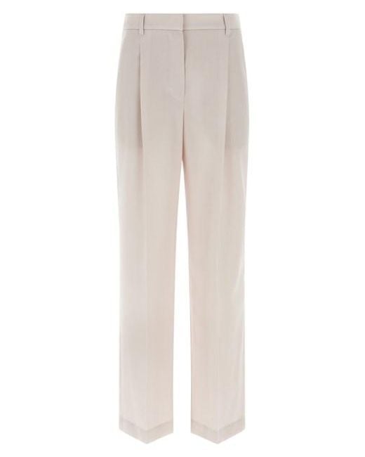 Pantalone Lana di Brunello Cucinelli in White