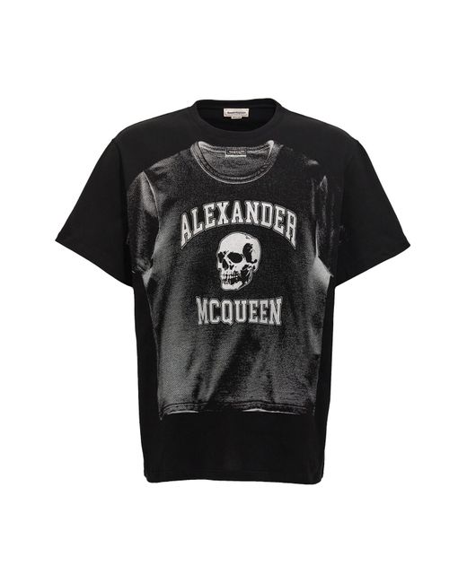Alexander McQueen T-Shirt Mit Logodruck in Black für Herren