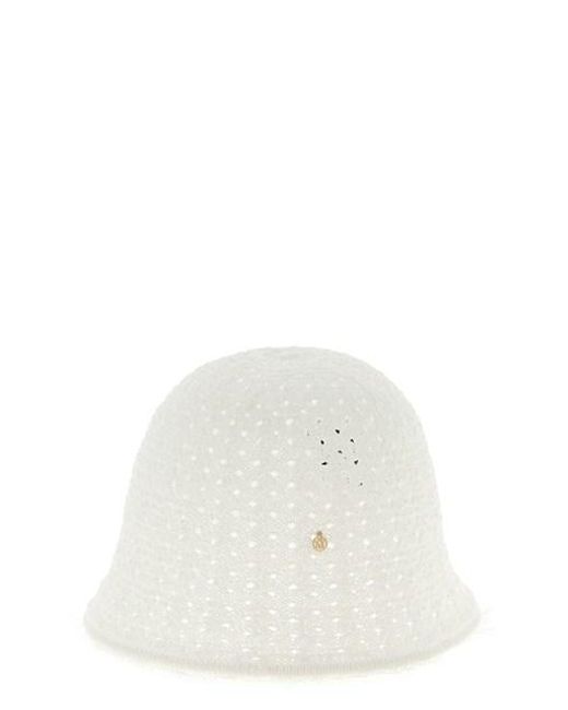 Cappello 'Lison' di Maison Michel in White