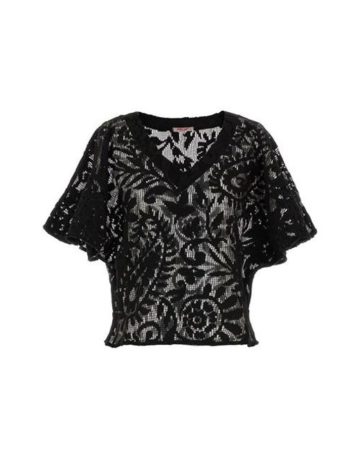 Blusa Macramè di Pin-Up Stars in Black