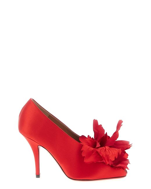 Ferragamo Red 'Galia' Pumps