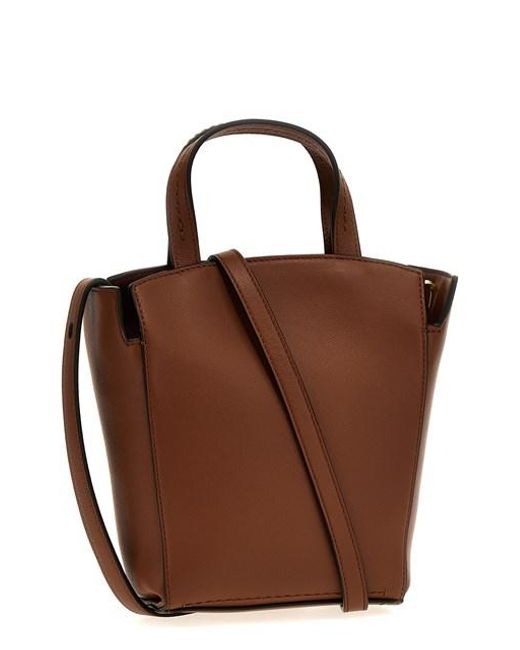 Borsa a mano 'Clovelly Mini' di Mulberry in Brown
