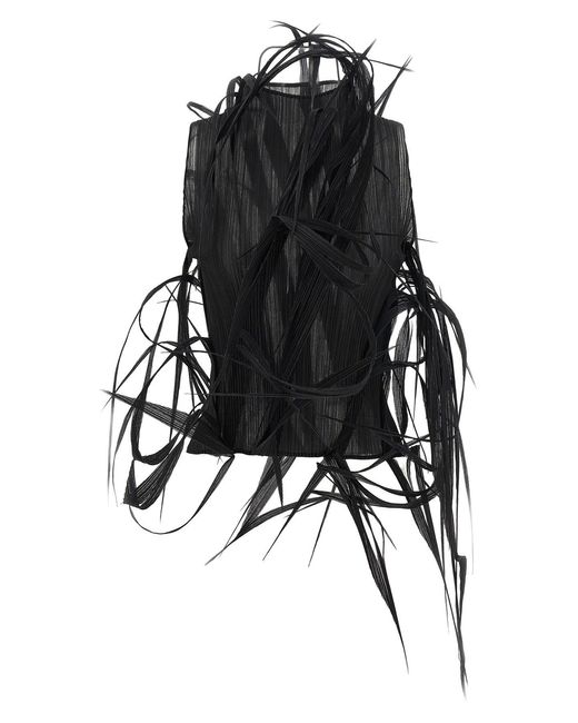 Issey Miyake Black 'urban Jungle' Top